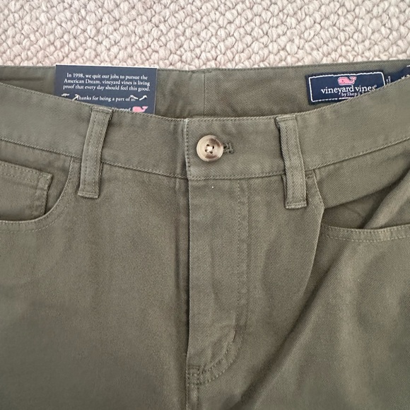 Vineyard Vines Khaki Classic Fit Trousers - Picture 2 of 5